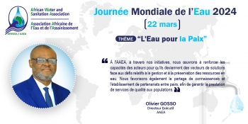 JME 2024 : Message du Directeur Exécutif de l&#039;Association Africaine de l&#039;Eau et de l&#039;Assainissement